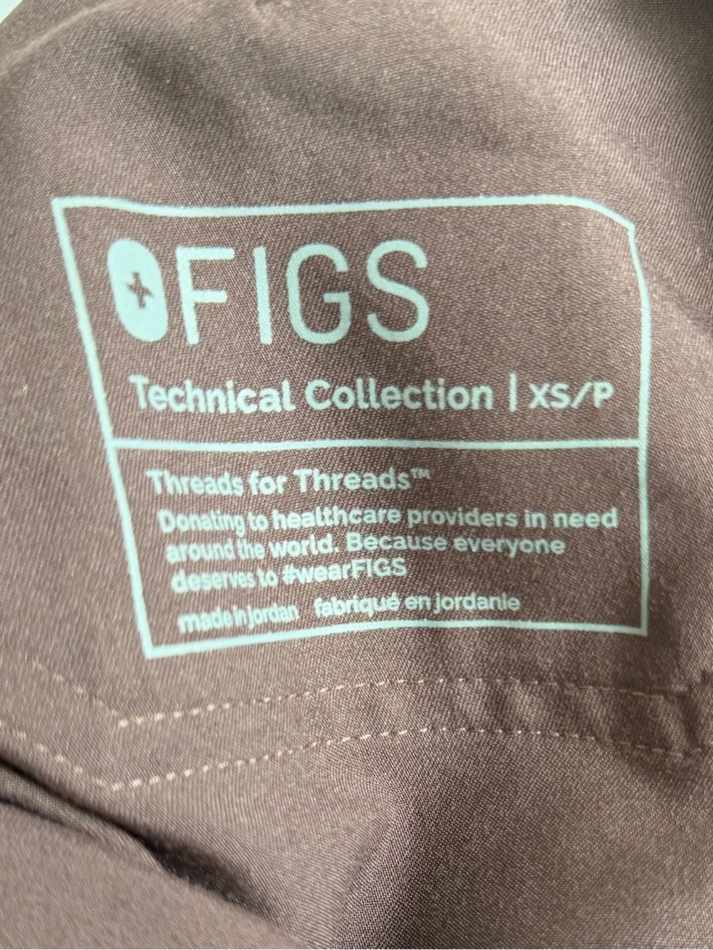 Figs espresso scrub pants